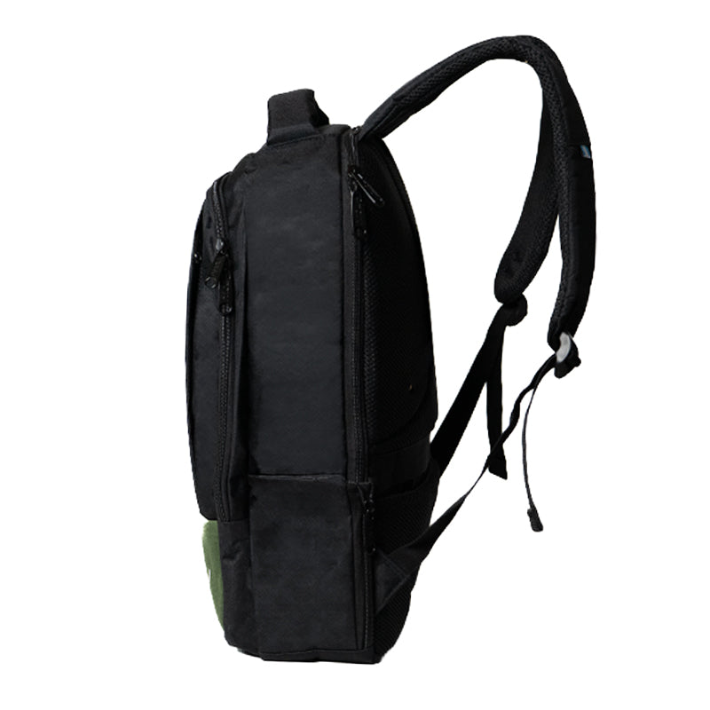 Mochila U2 Negro Verde-3