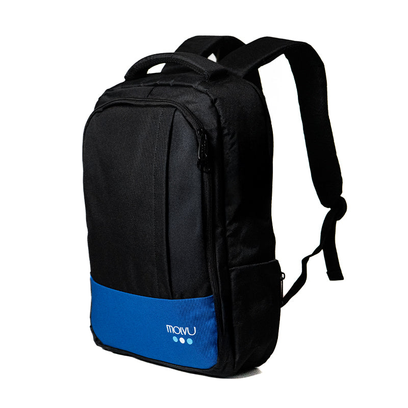Mochila U2 Negro Azul-11