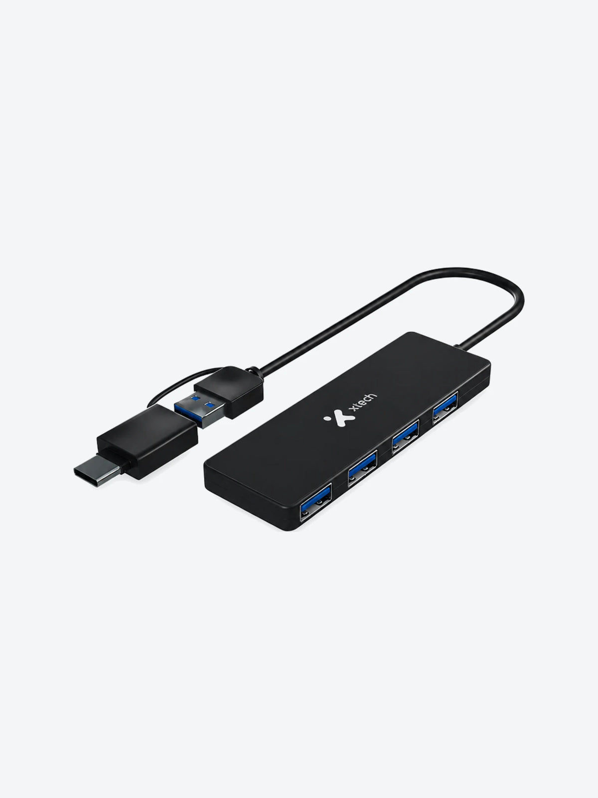 Xtech - Hub - 4 puertos - USB 3.0 XTC-390
