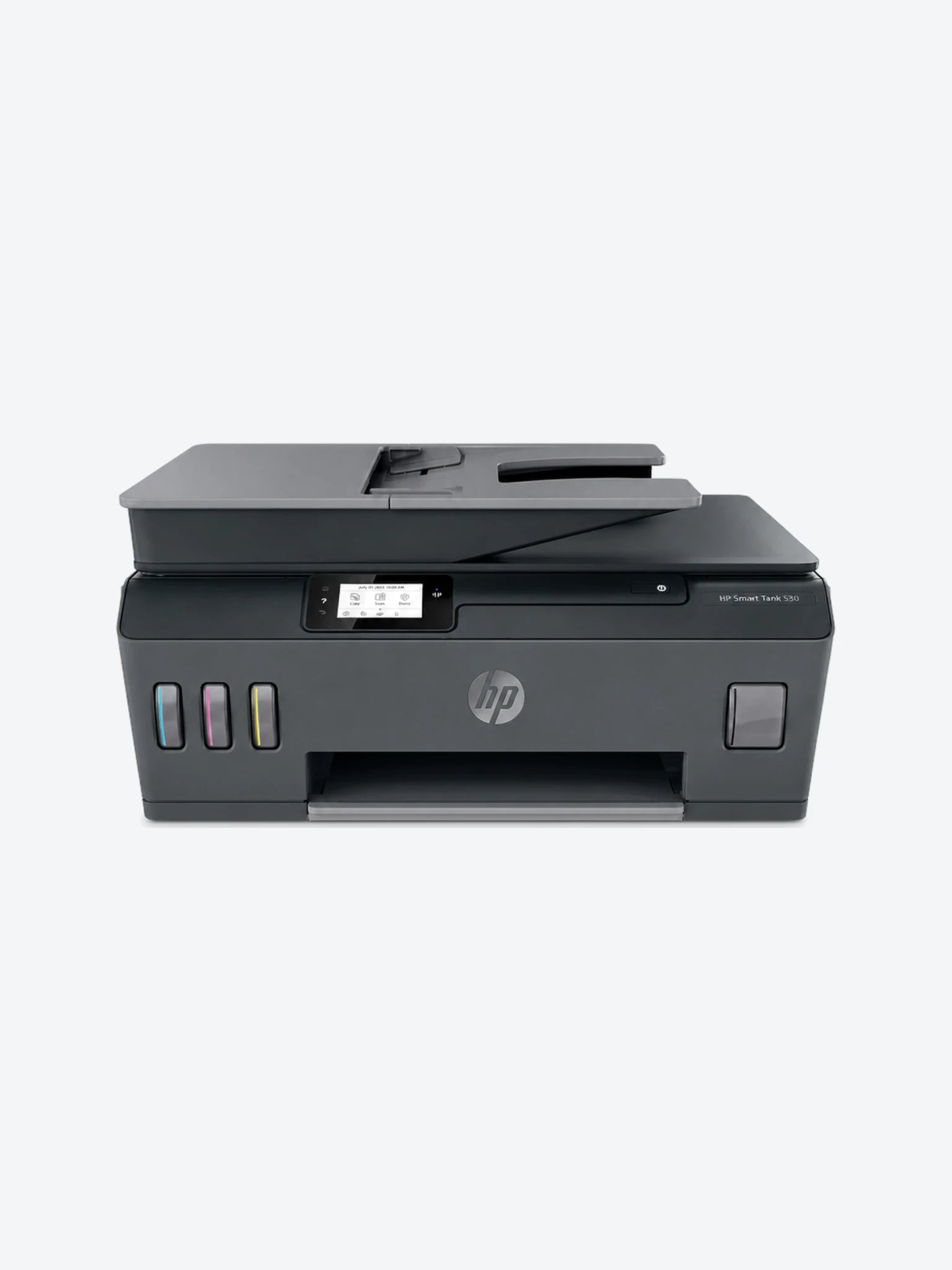 HP Smart Tank 530 - Impresora multifunción - color - chorro de tinta - Legal (216 x 356 mm) (original) - A4/Legal (material) - hasta 10 ppm (copiando) - hasta 11 ppm (impresión) - 100 hojas - USB 2.0, Wi-Fi(n), Bluetooth