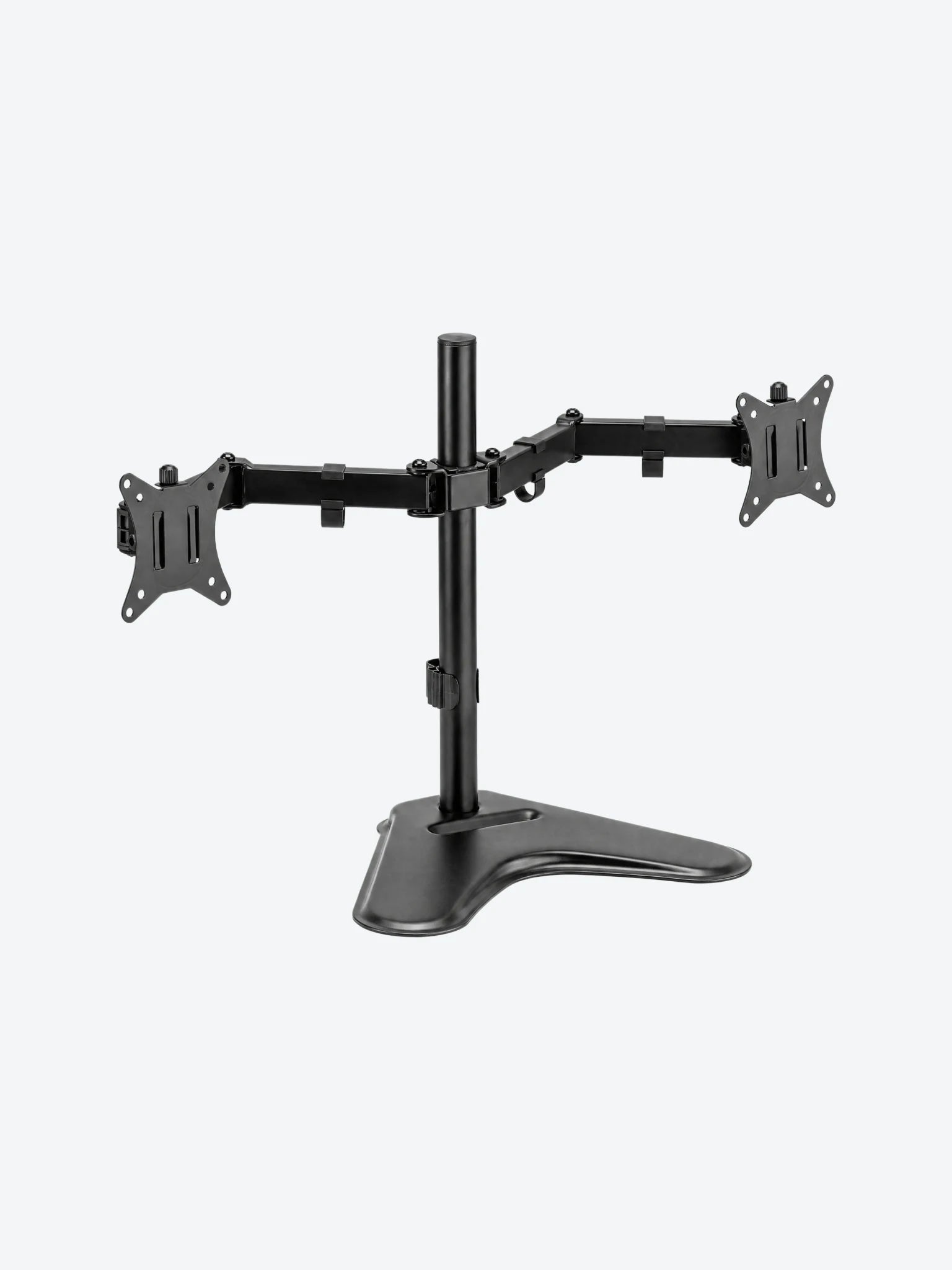 Bracket (Base) Argom ARG-BR-1605 Para Doble Monitor de 32"  Con Soporte Para Escritorio Base y Ranura Para Telefono-1