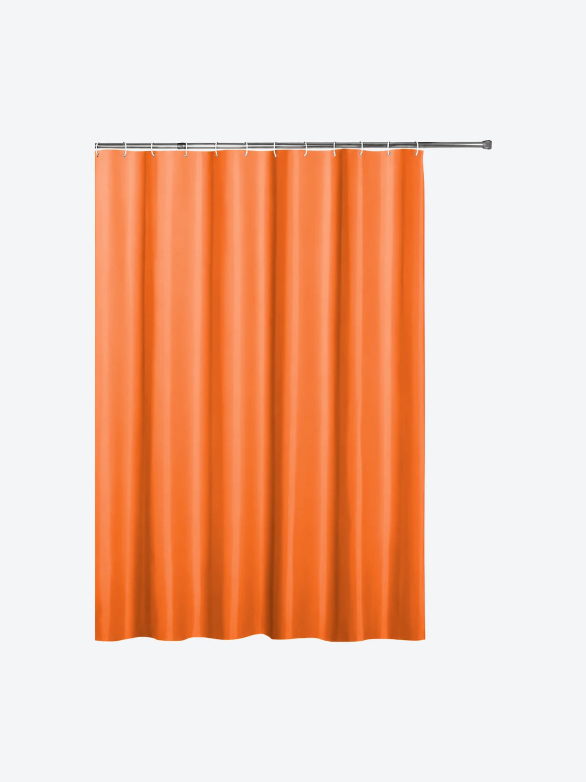 SET CORTINA DE DUCHA NARANJA SUAVE POLIESTER 183X183 CM