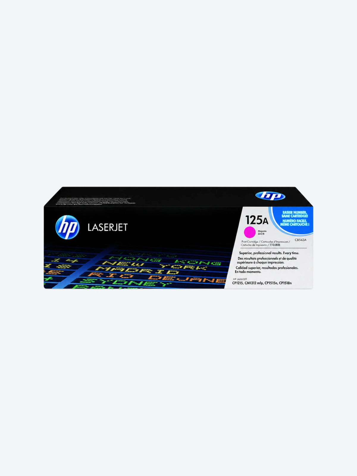 HP 125A - Magenta - original - LaserJet - cartucho de tóner (CB543A) - para Color LaserJet CM1312 MFP, CP1215, CP1217, CP1515n, CP1518ni-1