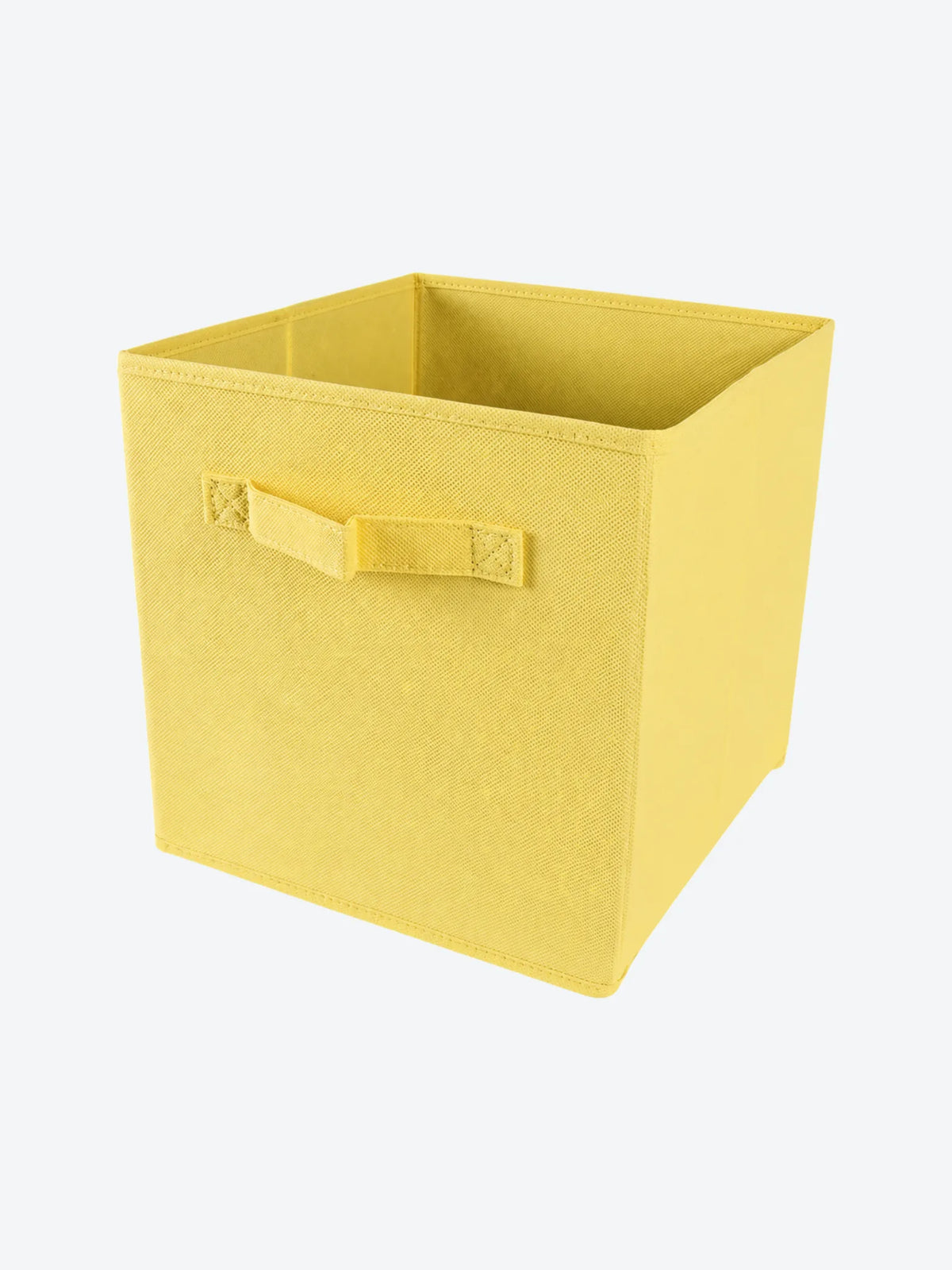 CUBO DE TELA, 28X28X28CM, AMARILLO-1