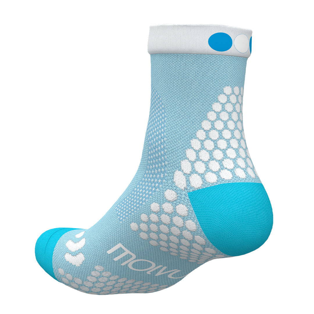 CALCETINES PATA DE CHUCHO CARRERA - TALLA L (CELESTE)-4