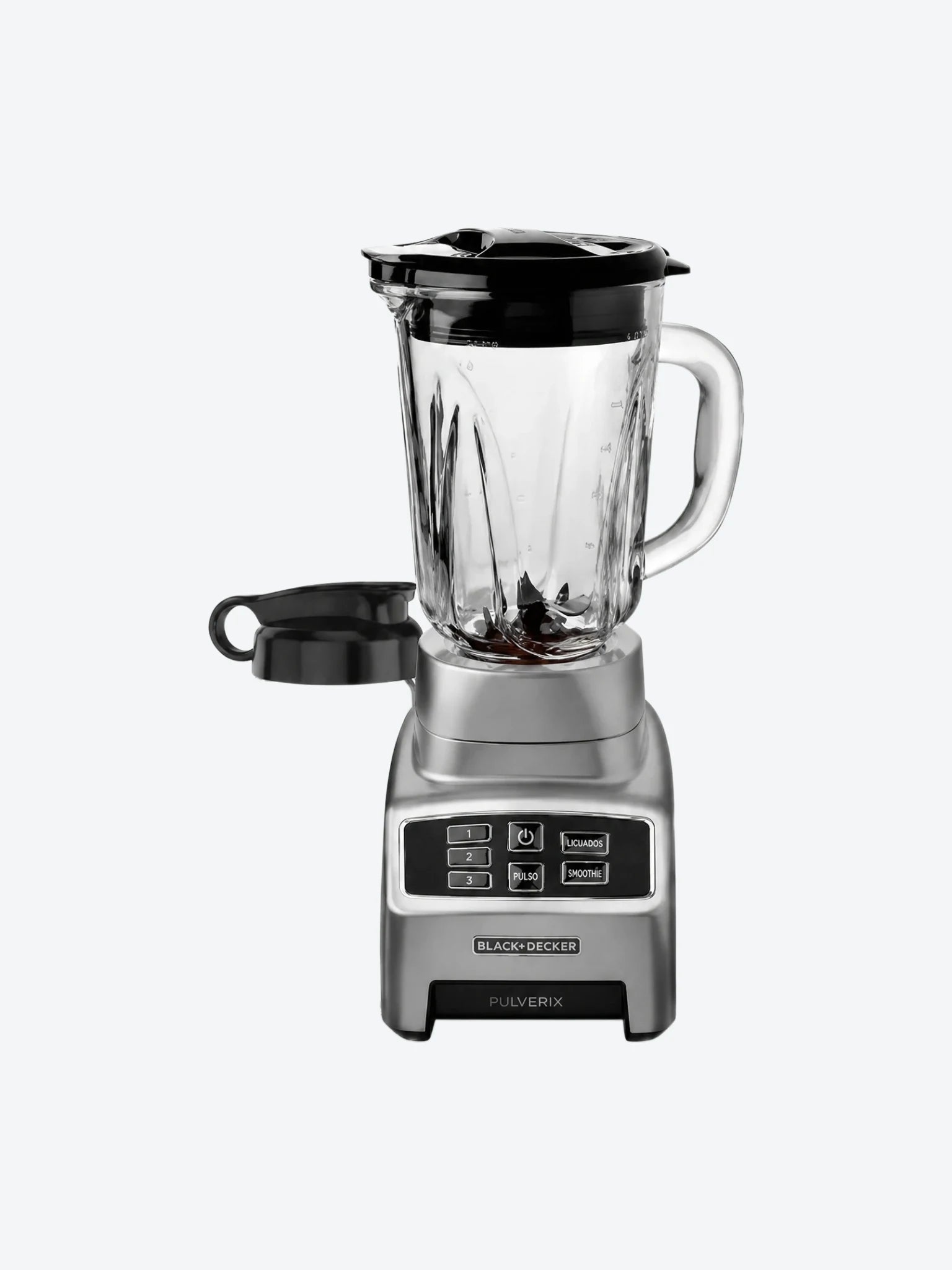 Licuadora Black+Decker BL1840MS Pulverix 3 Velocidades Jarra de Vidrio con Vaso Personal 700 Watts