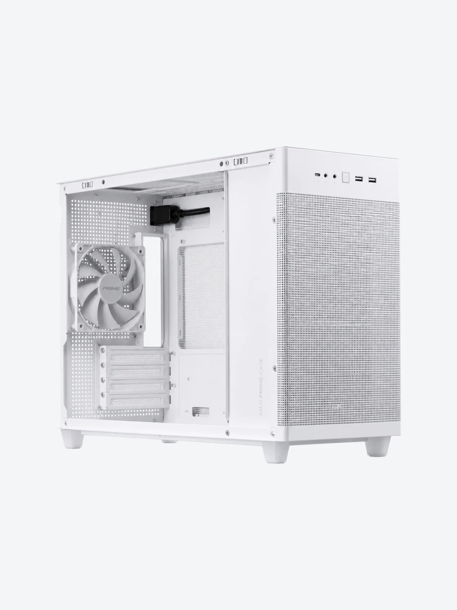Case Gamer Asus 90DC00G3-B38010 Prime AP201 Vidrio Templado Color Blanco-1