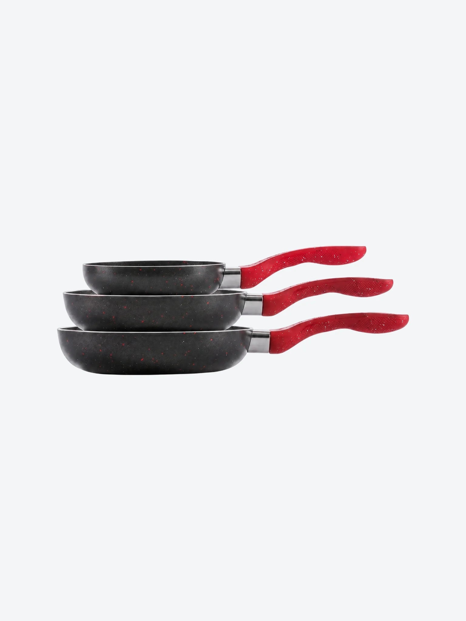 Juego de Sartenes Picca Bari PI003SSMB 20" - 24" - 28"cm Color Negro-1