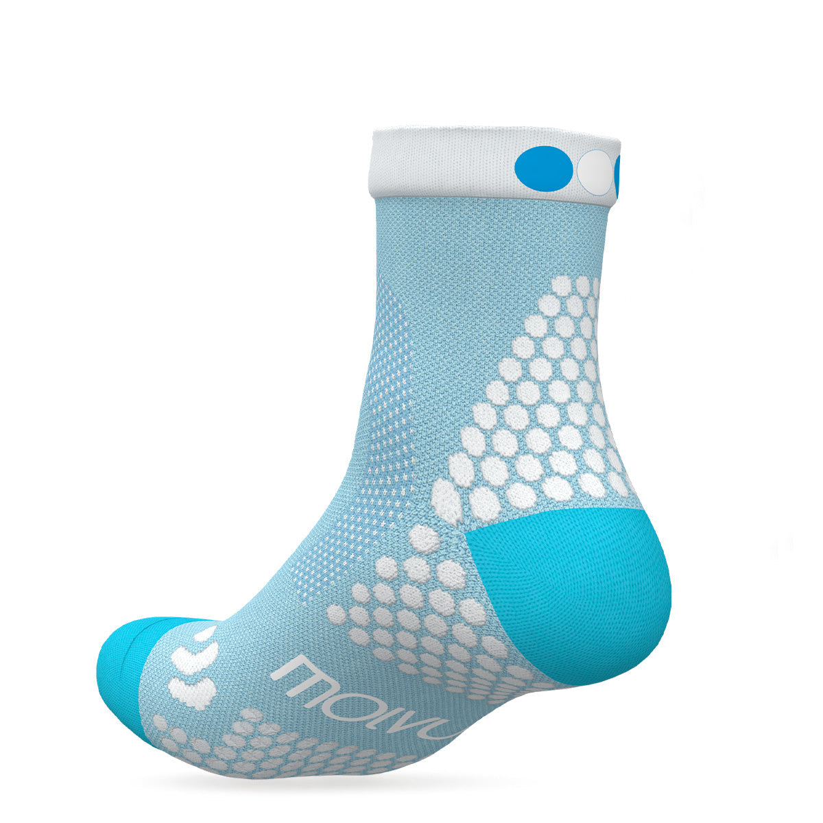 CALCETINES PATA DE CHUCHO CARRERA - TALLA M (CELESTE)-4