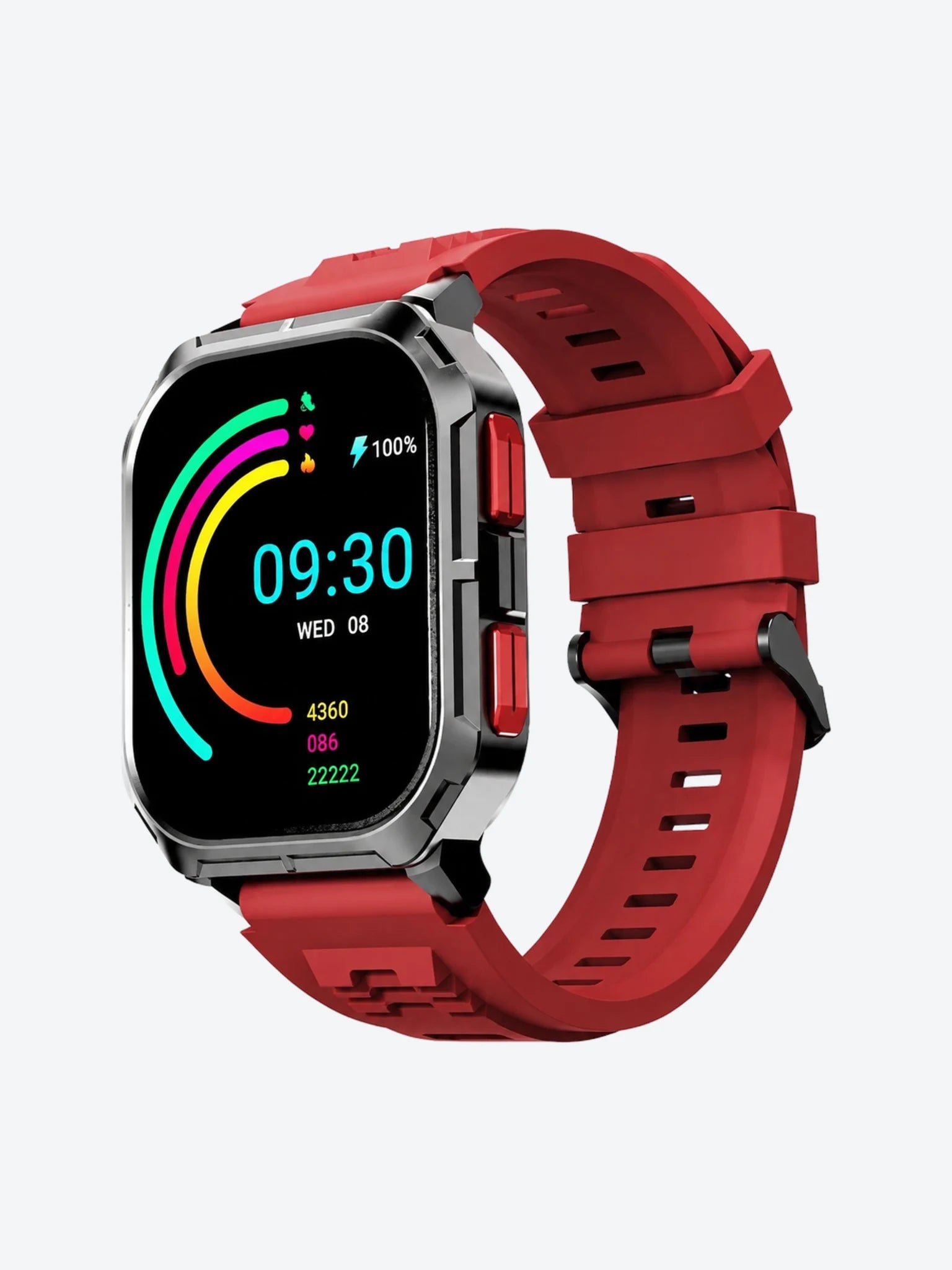 SMART WATCH HIFUTURE ULTRA 3 / BANDA DE 22MM ROJO