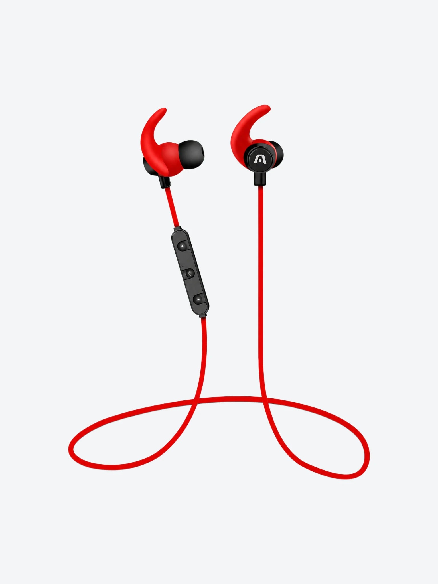 Audifonos Inalambricos Argom ARG-HS-2038RD Ultimate Sound Fit Resistentes al Sudor Color Rojo-1