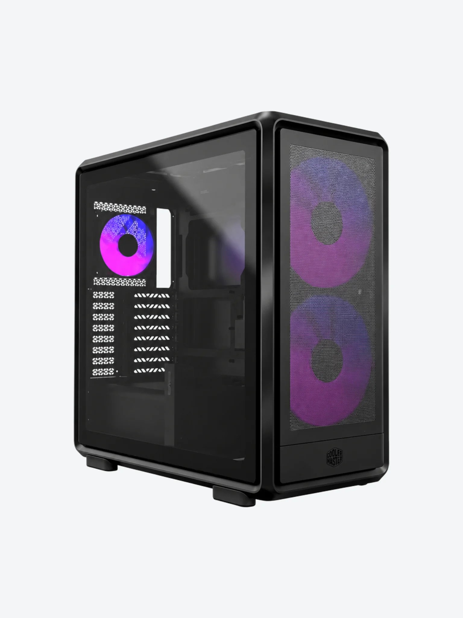 CASE RGB COOLER MASTER MASTERFRAME 600 MESH MID TOWER TEMPLADO MF600M-KGNN-S01 NEGRO