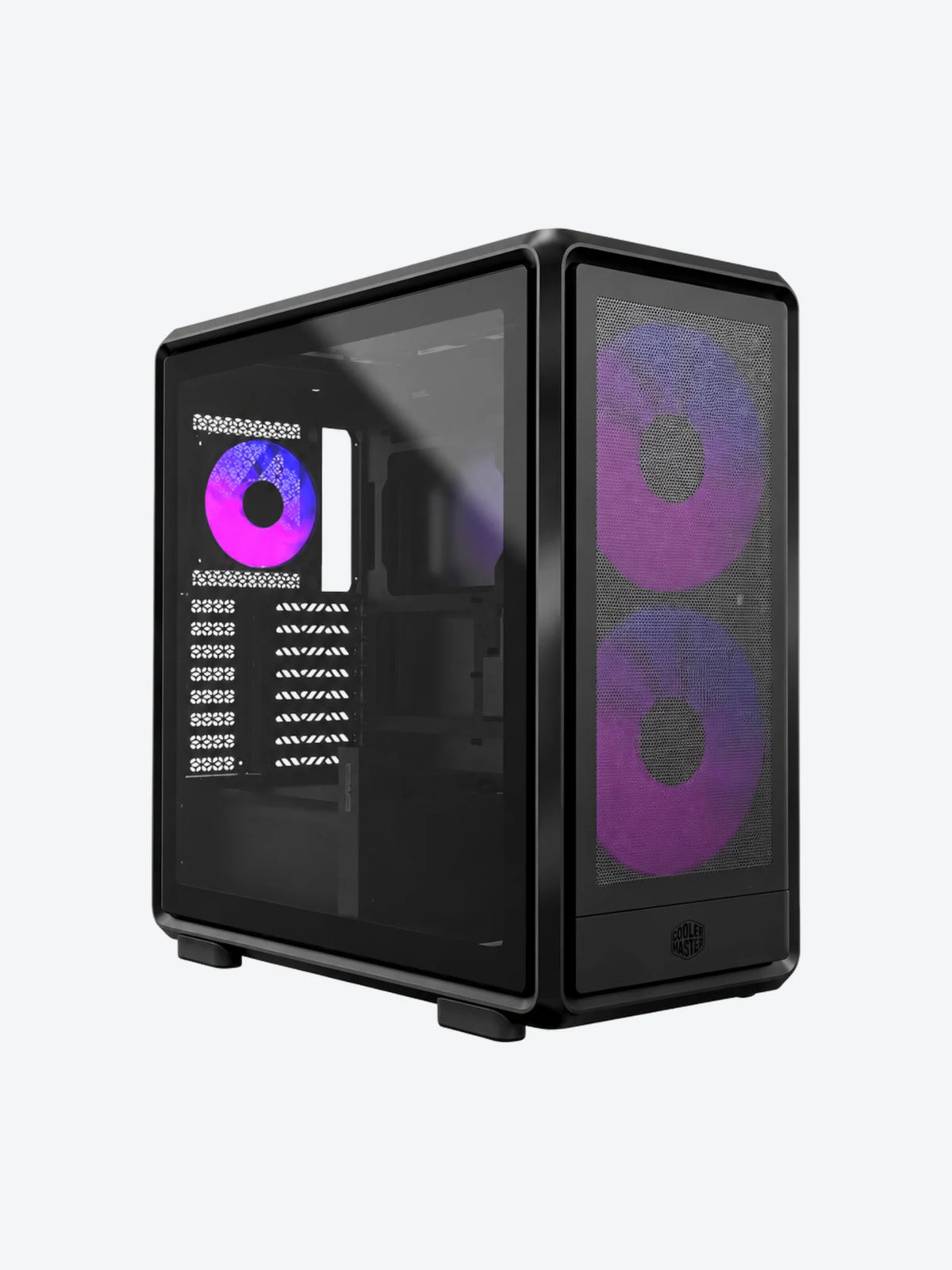 CASE RGB COOLER MASTER MASTERFRAME 600 MESH MID TOWER TEMPLADO MF600M-KGNN-S01 NEGRO-1