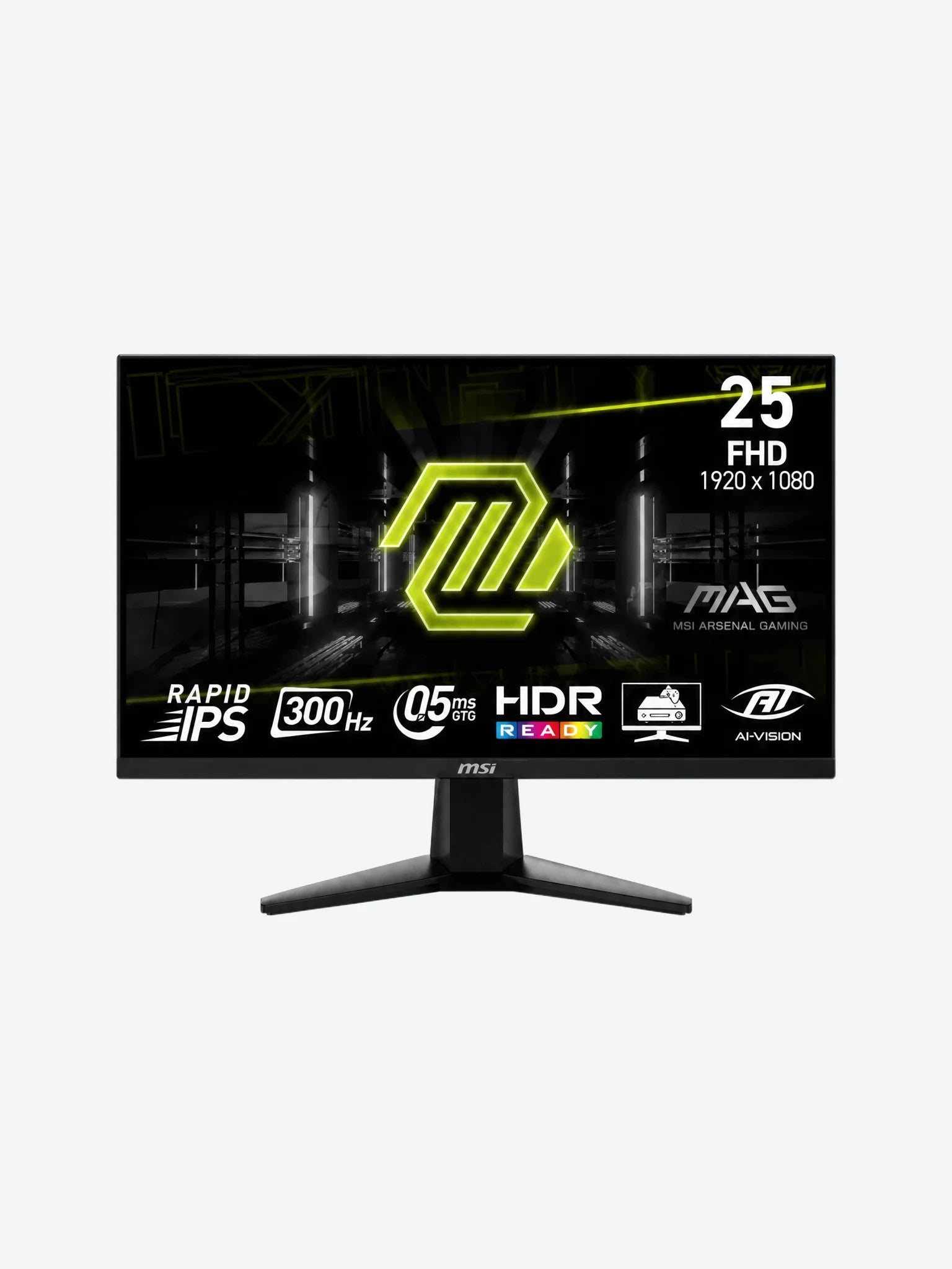 Monitor Gaming MSI 27" MAG 274F 9S6-3CE41H-004 Plano 1920x1080 200 HZ Anti-Glare HDMI Y DP Color Negro