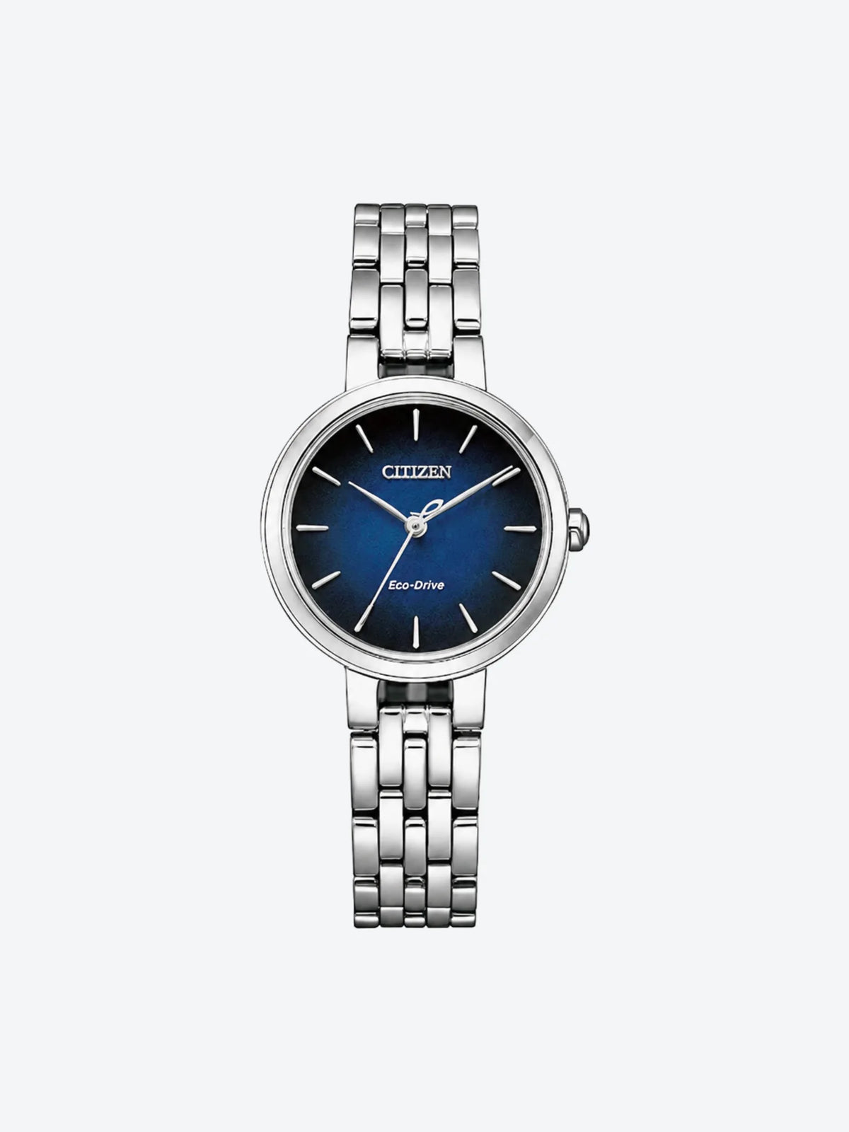 Citizen Reloj Anlogo para Dama - Plateado con Azul-1