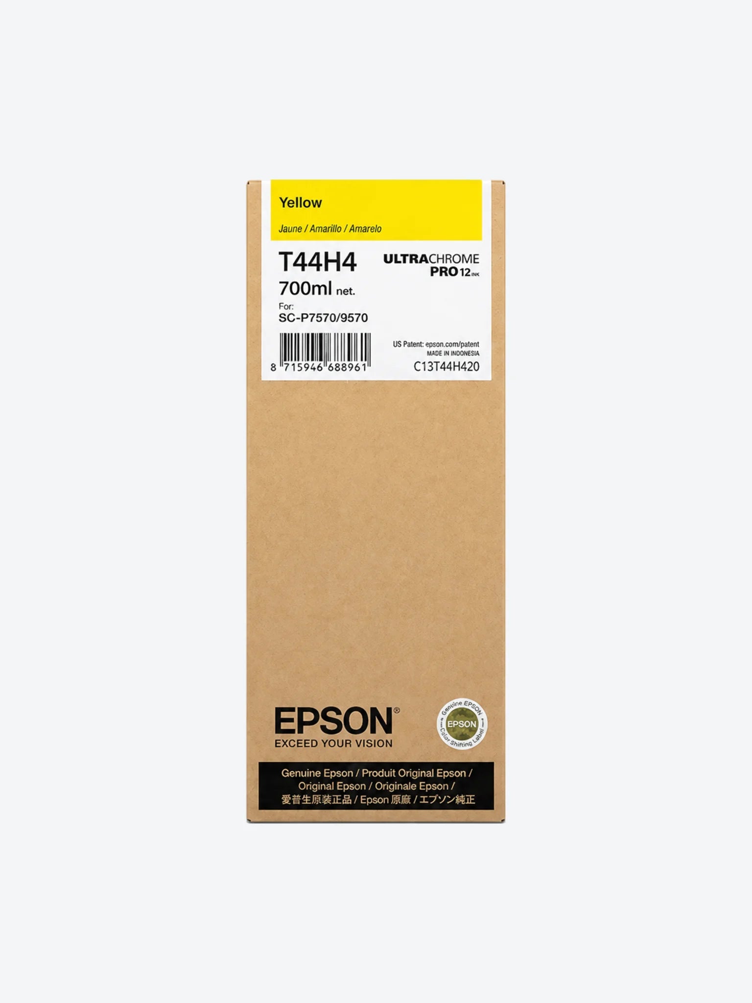 UltraChrome Pro 12 Yellow Ink Cartridge  700ml P7570-1