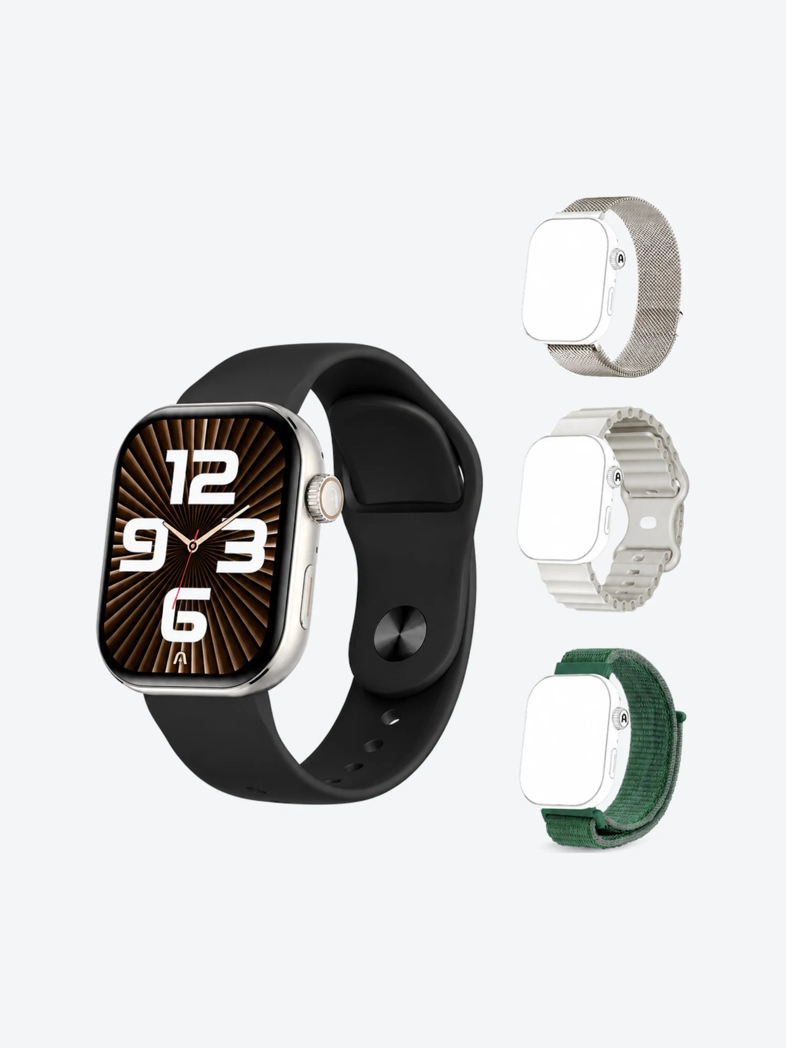 SKEIWATCH ARGOM S40 BEIGE - PANTALLA TFT 2.01", 4 CORREAS, IP67