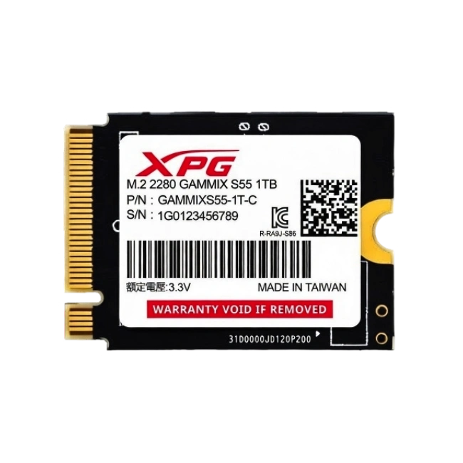 HD INTERNO 512GB SSD M.2 2230 PCI-EXPRESS XPG GAMMIX S55 SGAMMIXS55-512G-C