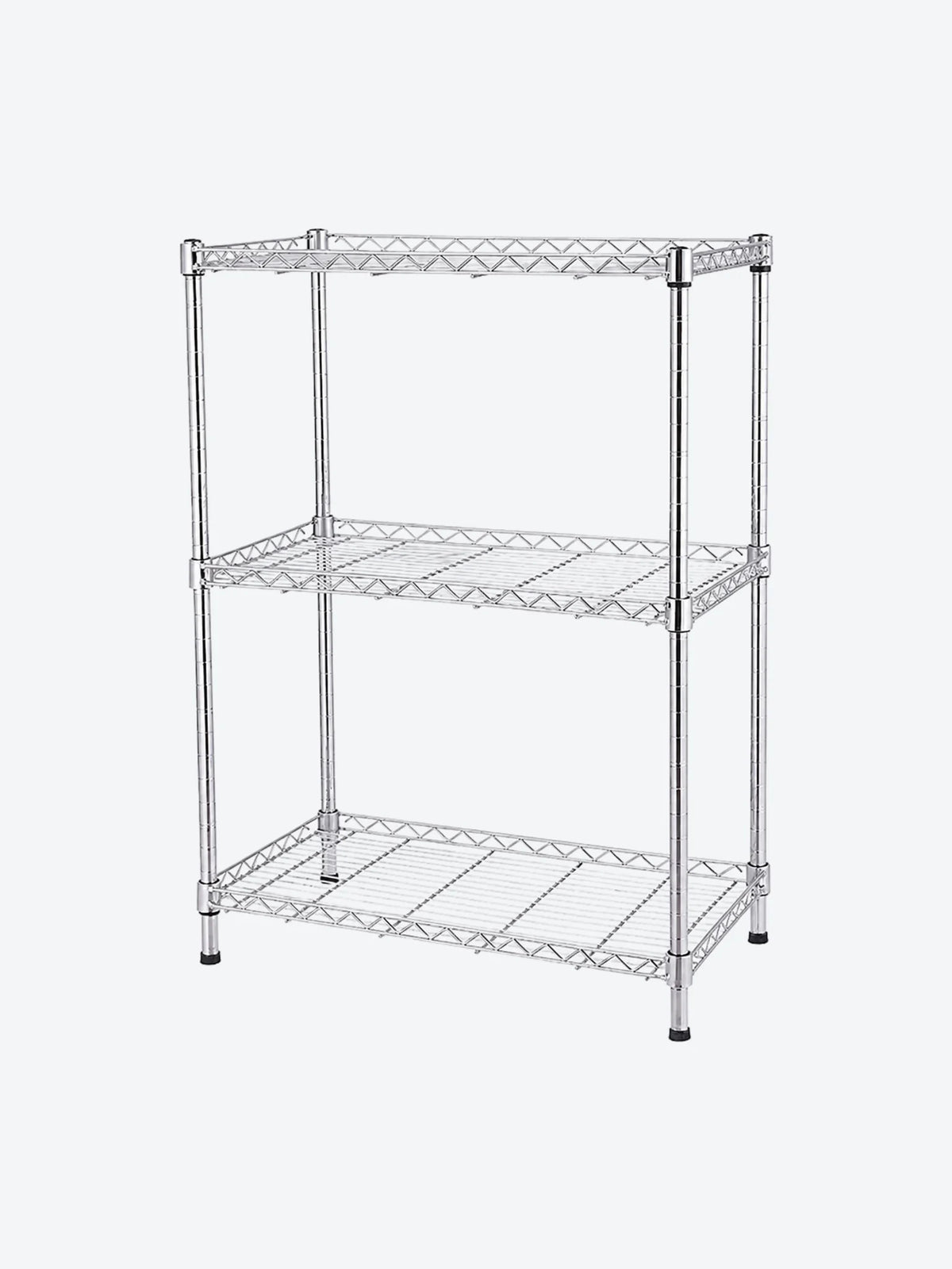 CARRITO CROMADO 3 NIVELES 90 KG 76X60X35 CM BASIC LIVING-1
