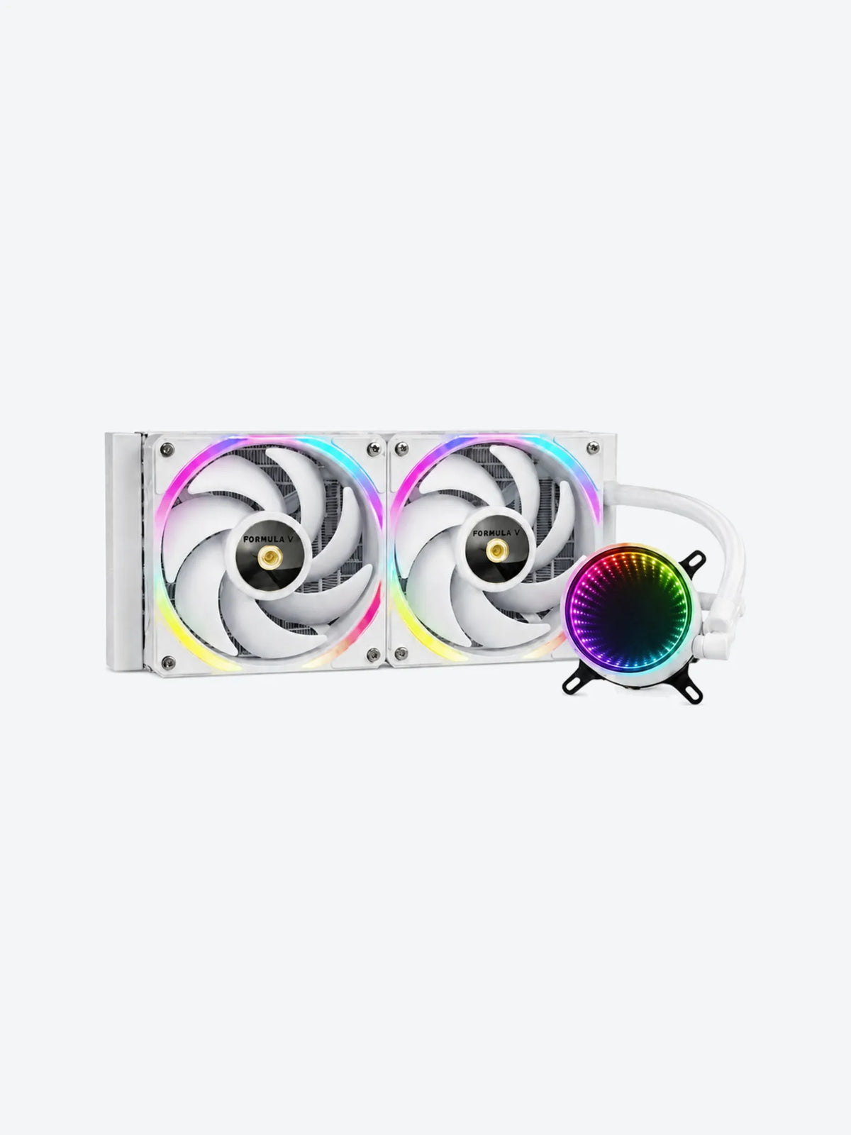 ENFRIAMIENTO LIQUIDO ARGB FORMULA V LINE OASIS L240 ARGB WH 240MM LGA1700/AM5 ARGB-1