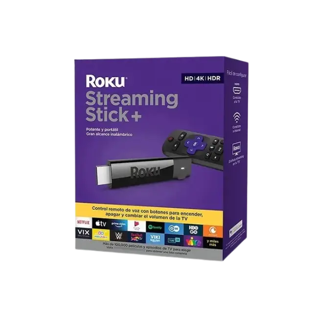 Roku Streaming Stick+ HD 4K HDR W Inalambrico+ Voz Remota 2019-2