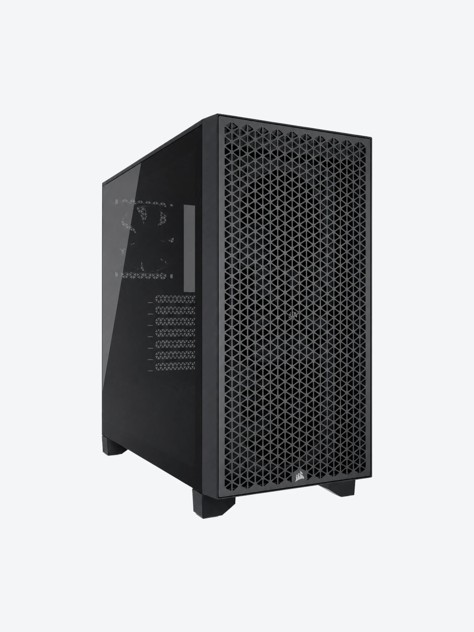 Case Gamer Corsair CC-9011251-W 3000D  Airflow Media Torre ATX Vidrio Templado Color Negro