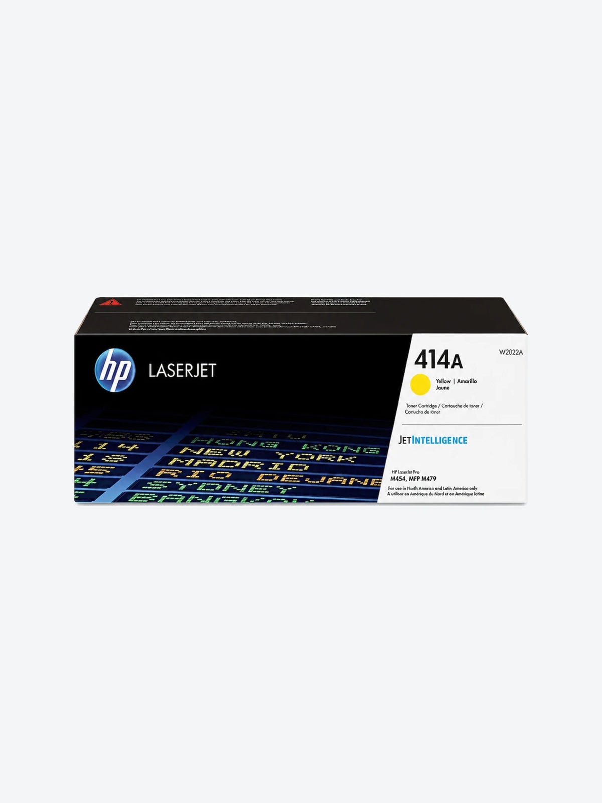 HP 414A - Amarillo - original - LaserJet - cartucho de tóner (W2022A) - para Color LaserJet Enterprise M455, MFP M480; Color LaserJet Pro M454, M479, MFP M479