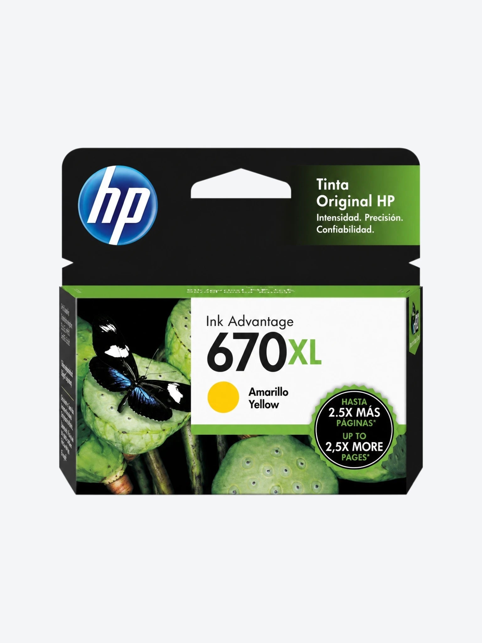CARTUCHO DE TINTA HP CZ118AL 670XL ALTO RENDIMIENTO 750 PAGINAS COLOR AMARILLO-1