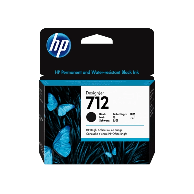 Cartucho Original Para Impresora HP 712 DesignJet 3ED71A Color Negro 29ml-2