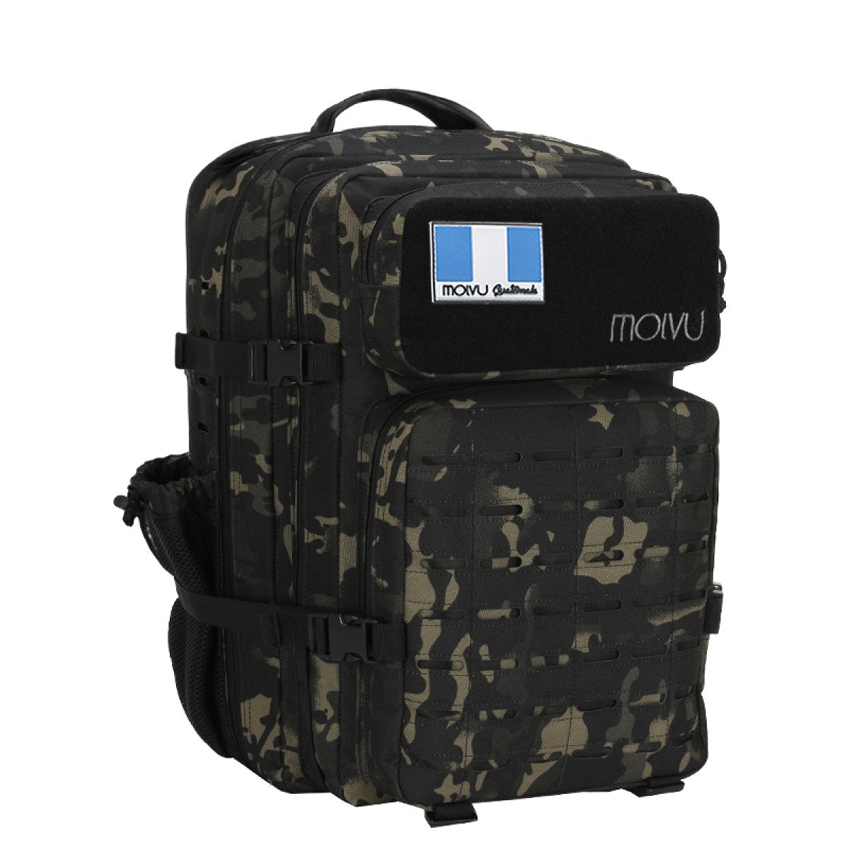 Mochila Roca Negro Camo-2