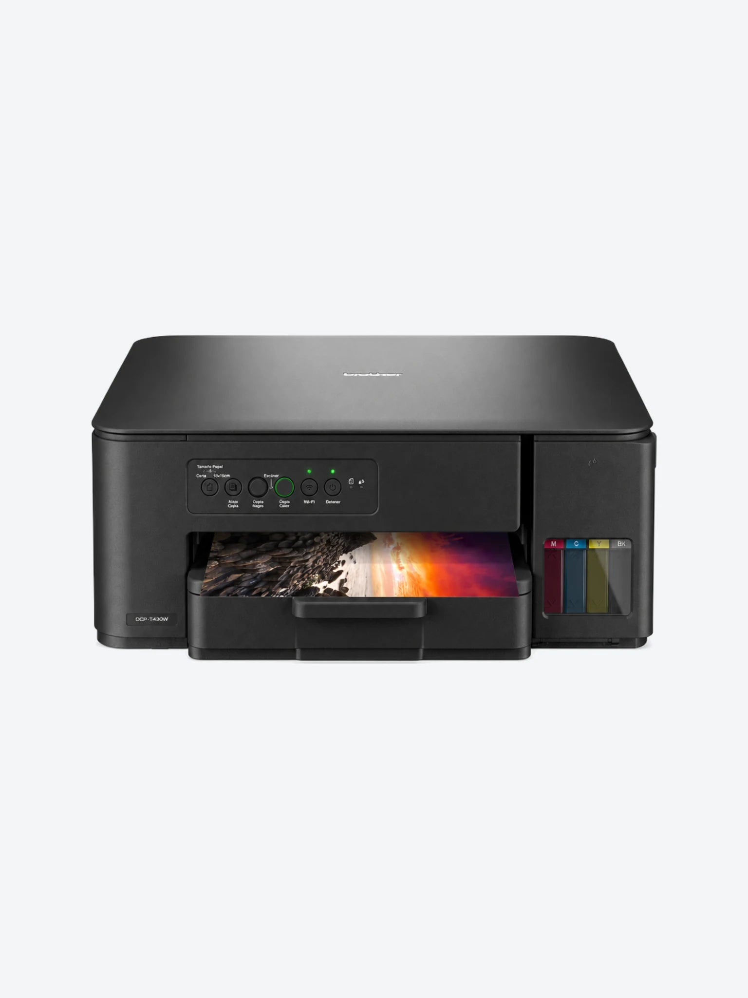 IMPRESORA BROTHER DCPT430W MULTIFUNCIONAL 3 EN 1 DE INYECCIÓN DE TINTA A COLOR WIFI / USB 2.0 / ETHE