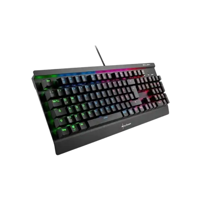 Teclado Sharkoon Skiller Mecanico SGK3 Rojo US 4044951019922-3