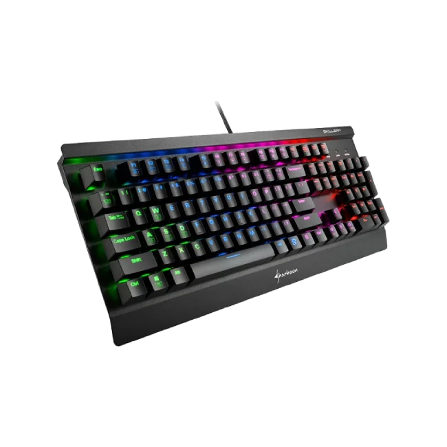 Teclado Sharkoon Skiller Mecanico SGK3 Azul US 4044951019946-1