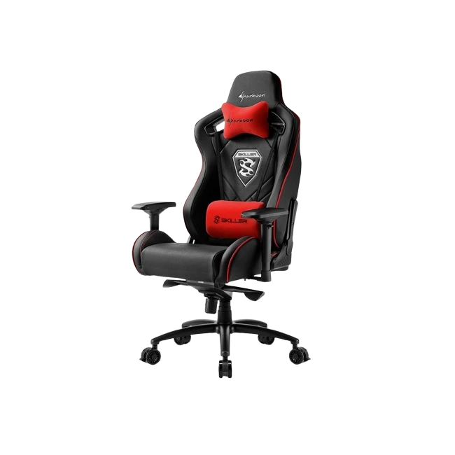 Silla Gaming Sharkoon Skiller SGS4 Color Negro con Rojo