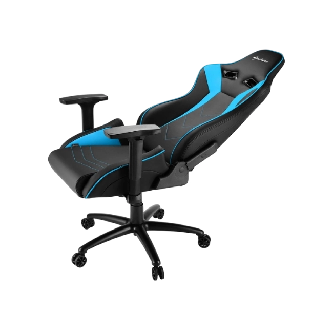 Silla Gaming Sharkoon Elbrus 3 Color Negro con Azul-4