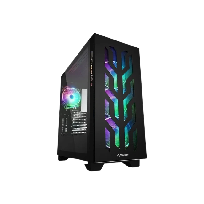 Case Sharkoon Gamer Elite Shark CA300T Color Negro 4044951030149-1