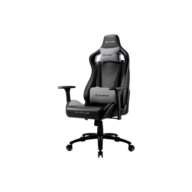 Silla Gamer Sharkoon Skiller SGS2 Junior Color Negro con Gris 4044951032341-2