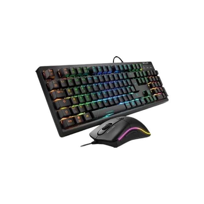 Teclado Y Mouse Sharkoon Usb Mecanico RGB SGB30 US 4044951033485