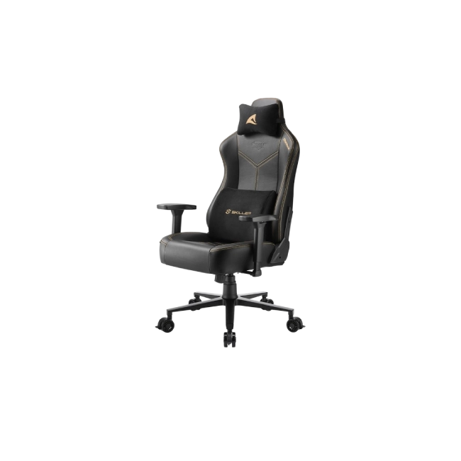 Silla Gamer Sharkoon SGS30 Color Negro con Beige 4044951034789-5