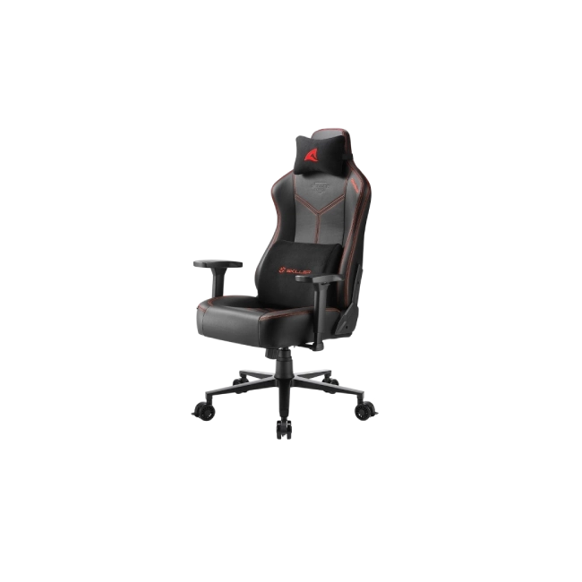 Silla Gamer Sharkoon SGS30 Color Negro con Rojo 4044951034796-1