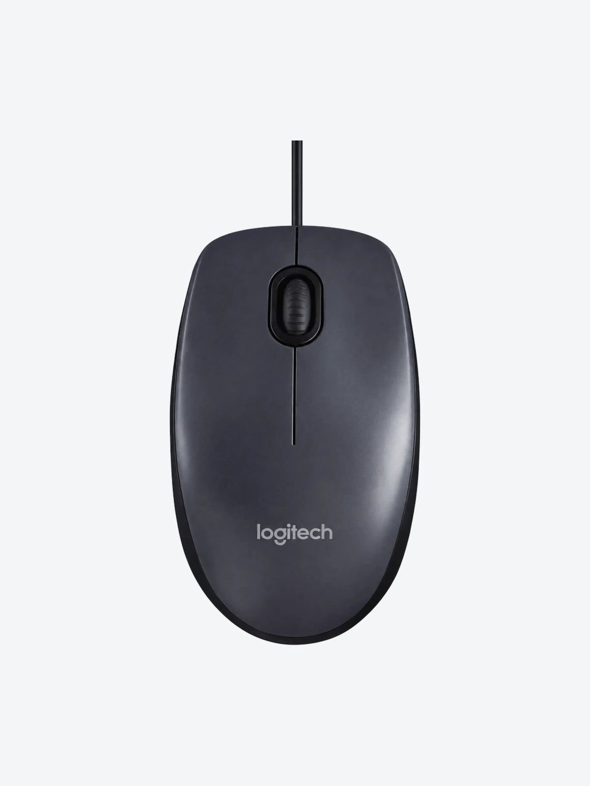 Logitech M100 - Ratón - diestro y zurdo - óptico - 3 botones - cableado - USB - negro-1
