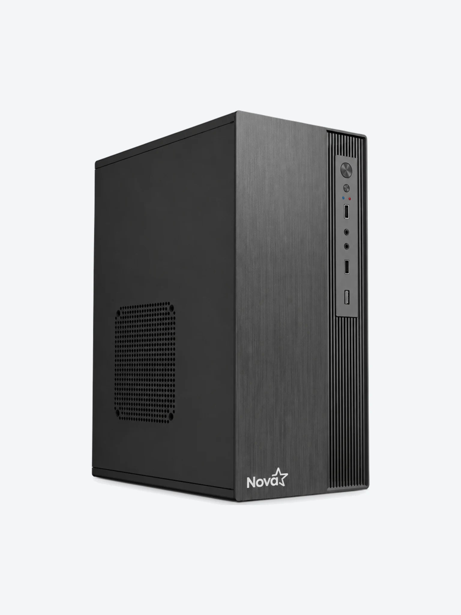 CASE NOVA CM04Z9RA001C MINI TOWER SIN VENTILACION SIN FUENTE DE PODER INCLUIDA NEGRO