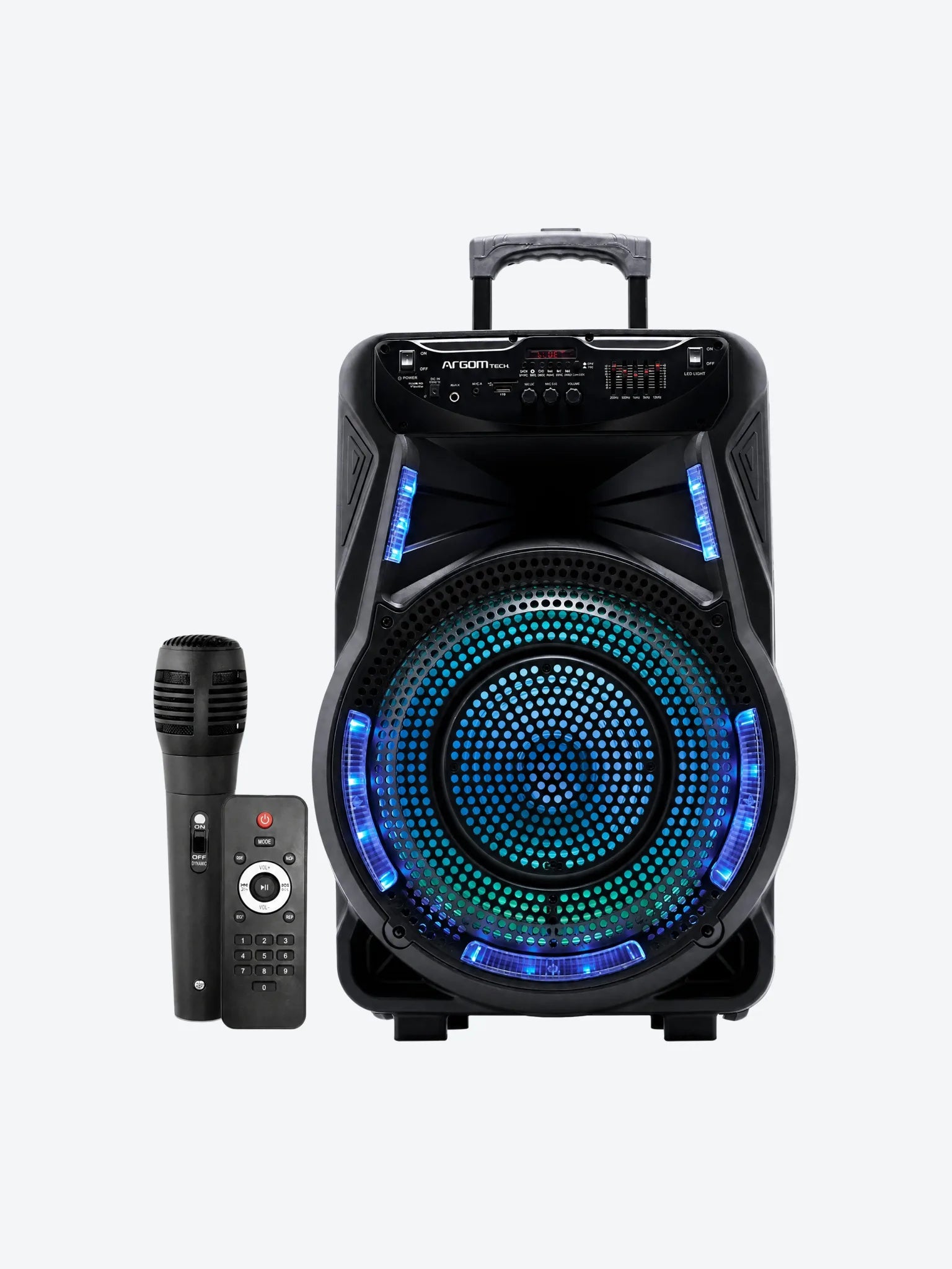Bocina Argom ARG-SP-4090BK SoundBash 90 Bluetooth Con Microfono y Ruedas-1
