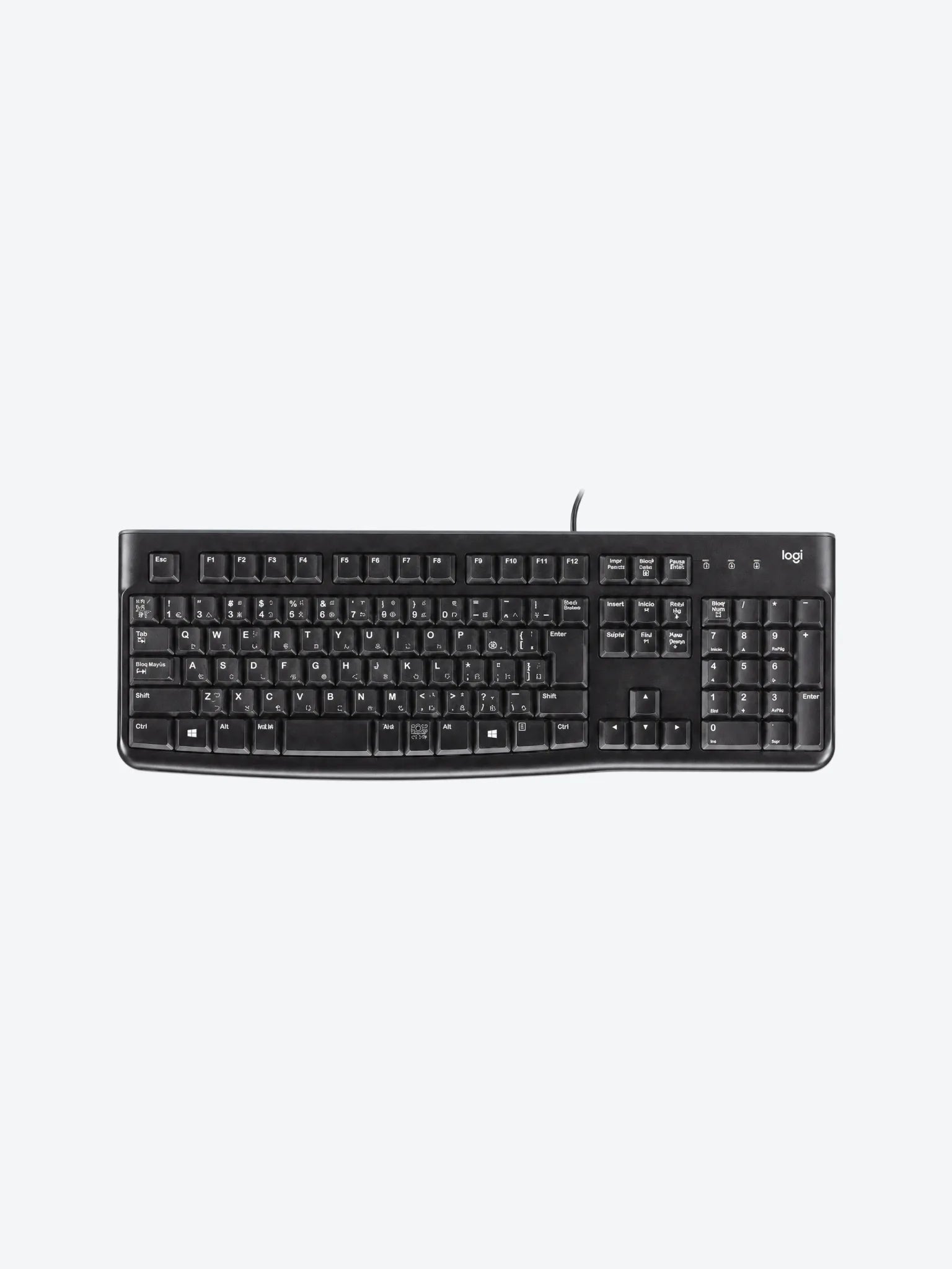 TECLADO K120 ESPAÑOL PUERTO USB LOGITECH