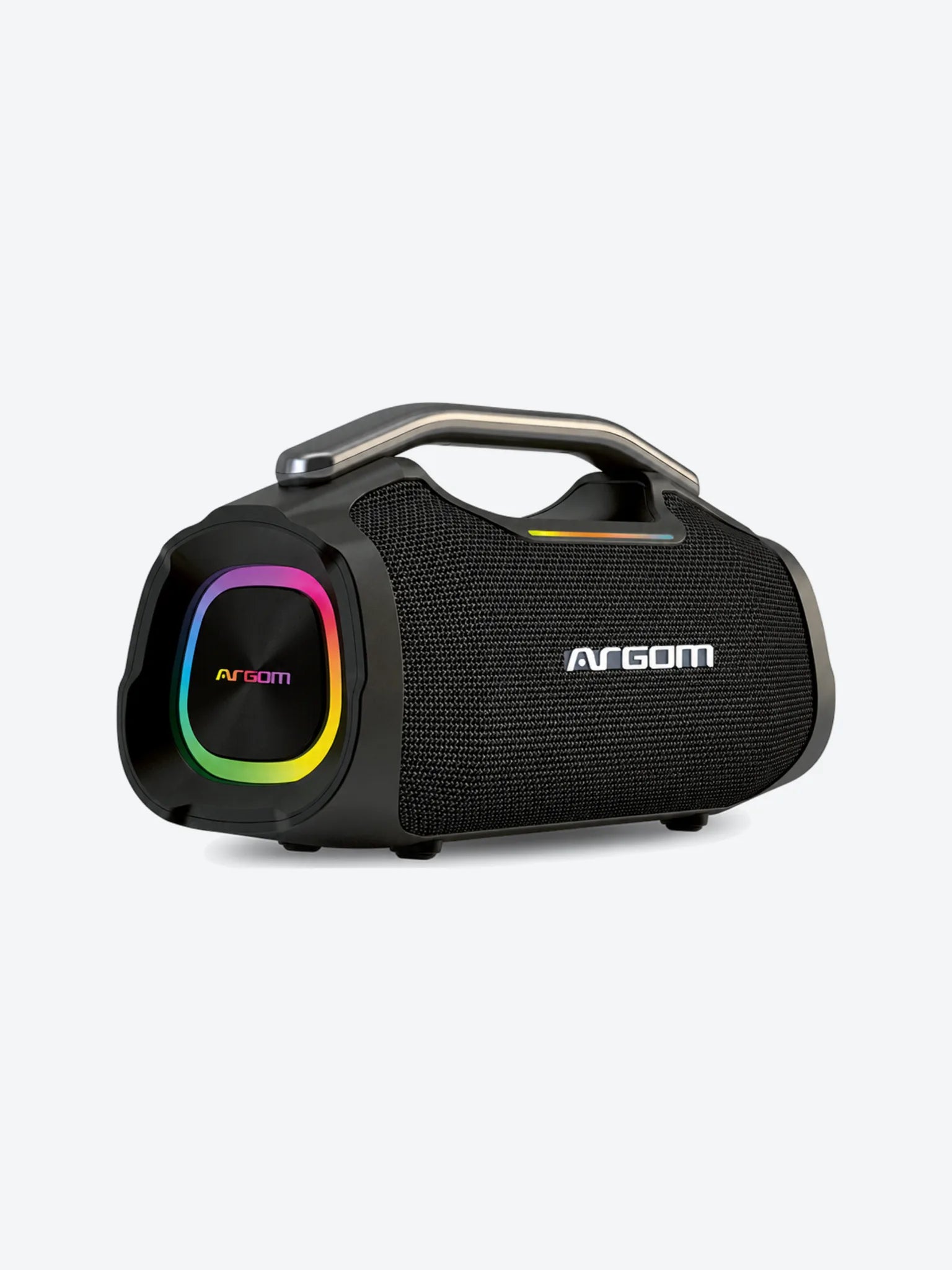 Bocina Argom ARG-SP-3144BK Radyon X44  Altavoz Bluetooth Inalambrico con Luces LED Color Negro