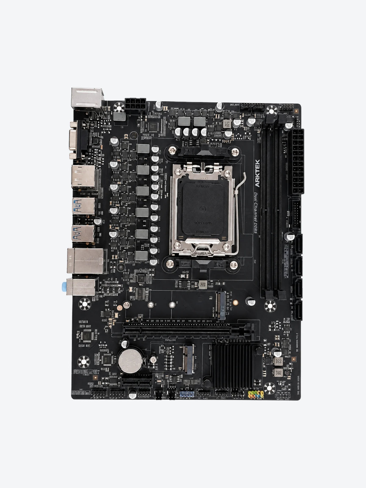 Tarjeta Madre Arktek AK-B650M EG AM5 MICRO ATX DDR5 Color Negro-1