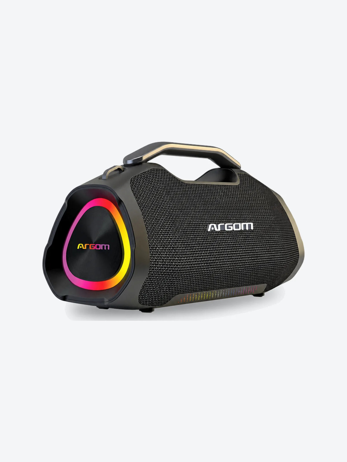 Bocina Argom ARG-SP-3148BK Radyon X48 Altavoz Bluetooth Inalambrico con Luces LED Color Negro