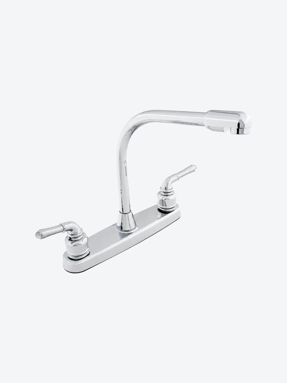 GRIFO PARA COCINA, 8", CUELLO ALTO, PALANCA, CROMADO-1