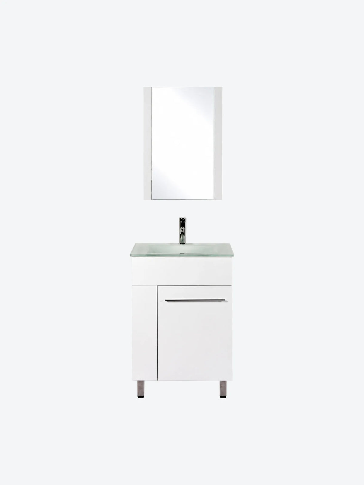 MUEBLE PARA BANO MDF 60X52X87 CM MELAMINA BLANCO-1