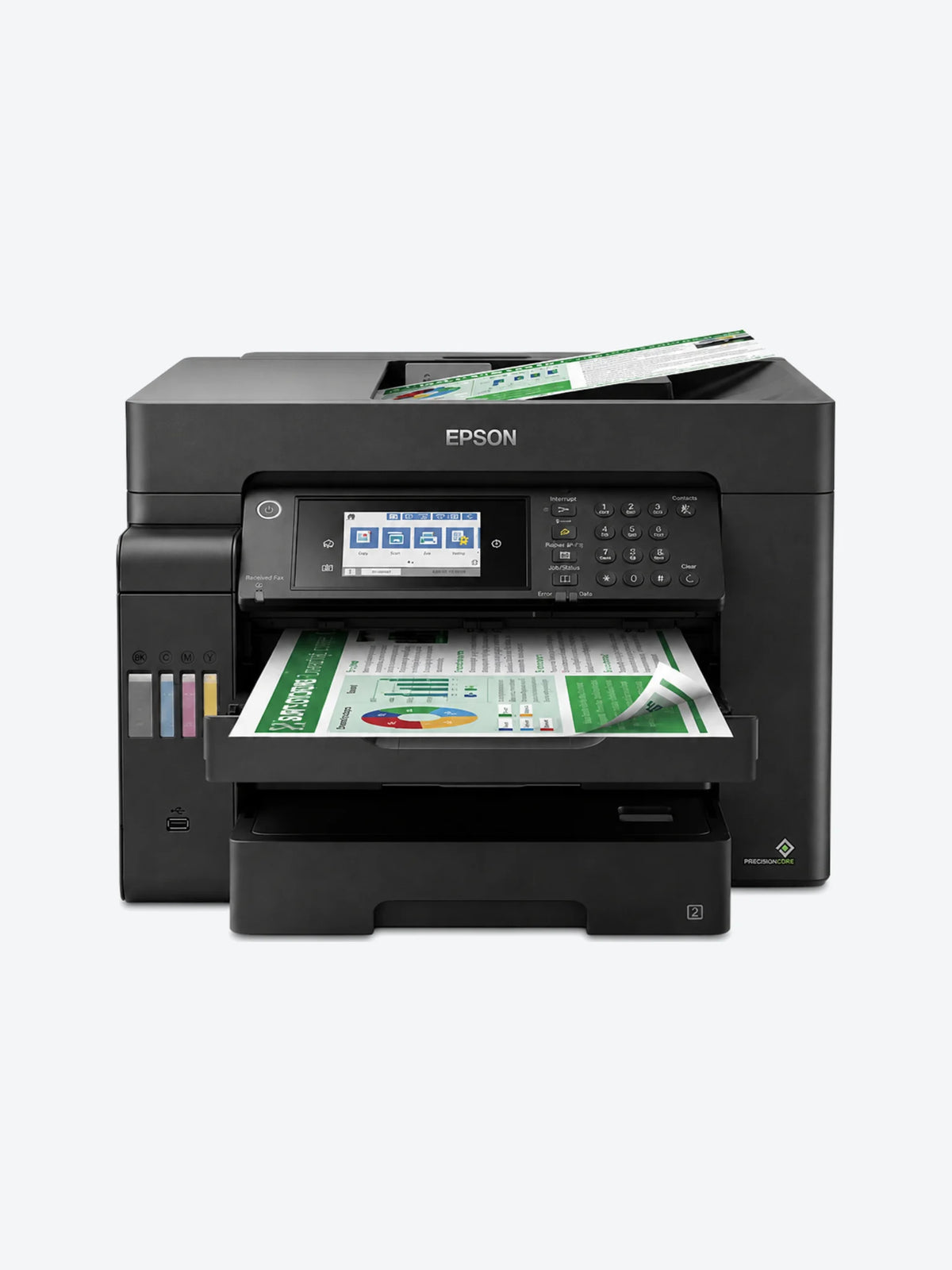 Epson - Wide format - Wi-Fi / Ethernet 10 Base-T/100 Base-TX/1000 Base-T / USB - Duplexador automático-1